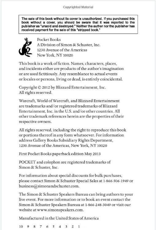 Книга Warcraft Jaina Proudmoore: Tides of War (М'який палітурка)