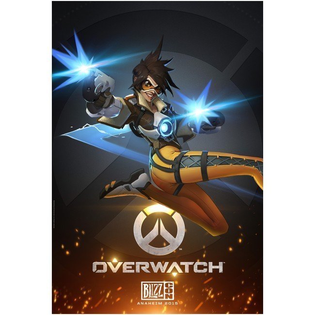Плакат фирменный Blizzard Overwatch Tracer Poster 