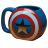 Кружка 3D Captain America Shield Mug Чашка Марвел Капитан Америка 