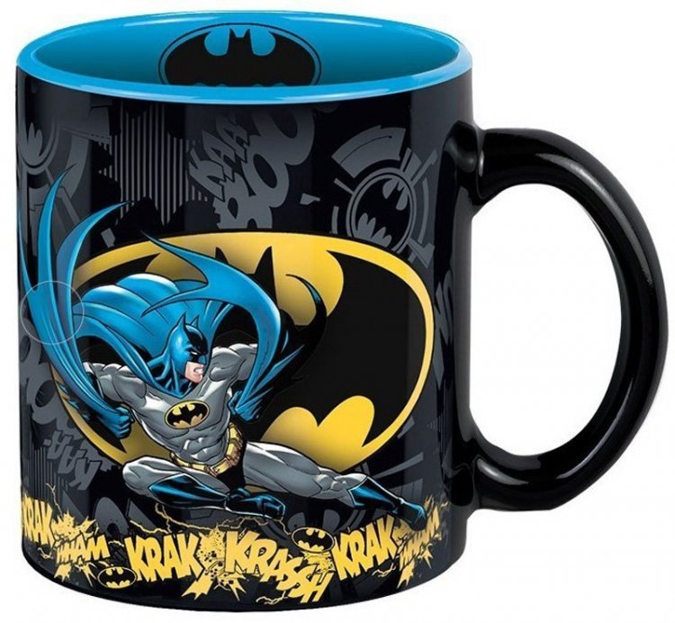 Чашка DC COMICS Batman action Ceramic Mug кружка Бэтмен 320 мл 