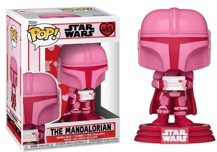 Фигурка Funko Star Wars: Valentines - Mandalorian Фанко Звёздные войны Мандалорец (примята упаковка) 495 