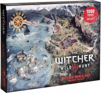 Пазл Відьмак Dark Horse Deluxe The Witcher 3: Wild Hunt - World Map Deluxe Puzzle