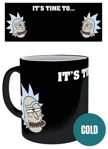 Чашка хамелеон GB eye Rick and Morty Heat Change Mug Get Schwifty Рик и Морти 320 мл  
