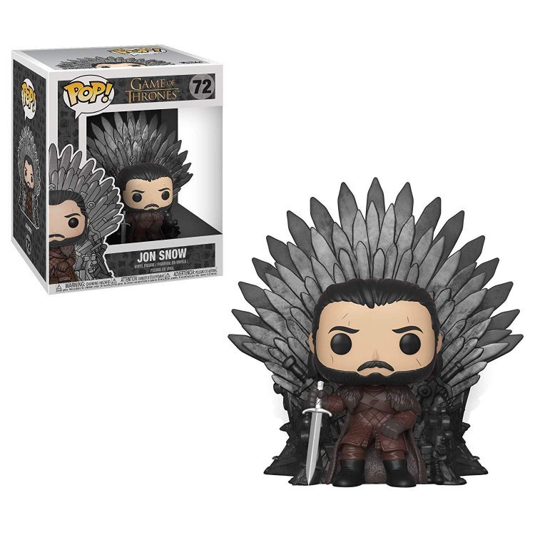 Фигурка Funko Pop Deluxe: Game of Thrones Jon Snow Sitting On Iron Throne фанко Джон Сноу 