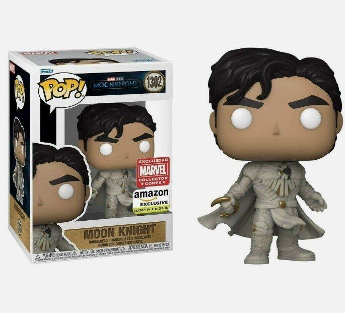 Фігурка Funko Marvel Moon Knight Фанк Місячний лицар (Collector Corps Exclusive) Glow 1302