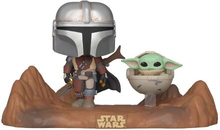 Фігурка Funko Pop! Moment Star Wars: Mandalorian and The Child Мандалорець фанко Зоряні війни