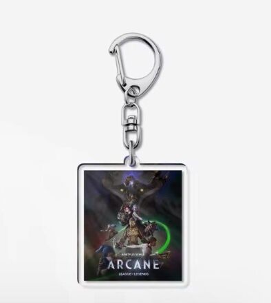 Брелок League Of Legends Arcane Anime Acrylic keychain Ліга Легенд 5