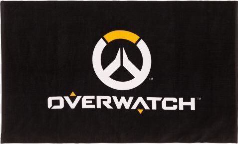 Полотенце Overwatch Logo Beach Towel Black 60" x 35" 