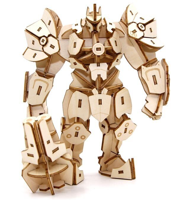 Конструктор из дерева 3D Overwatch Reinhardt Incredibuilds Wood Model
