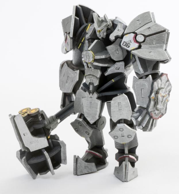 Конструктор из дерева 3D Overwatch Reinhardt Incredibuilds Wood Model