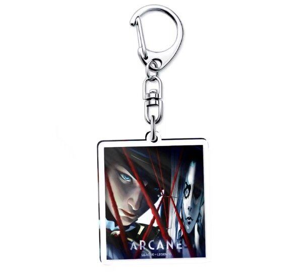 Брелок League Of Legends Arcane Anime Acrylic keychain Ліга Легенд 6
