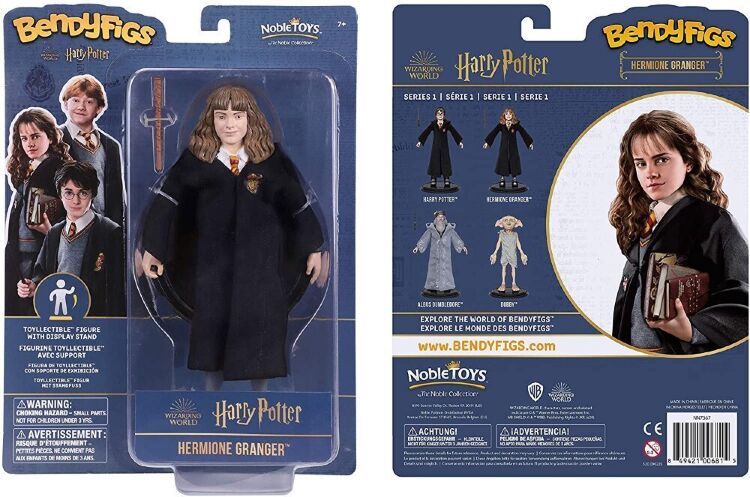 Фигурка Noble Collection Harry Potter BendyFigs Hermione Granger Action Figure 18 см