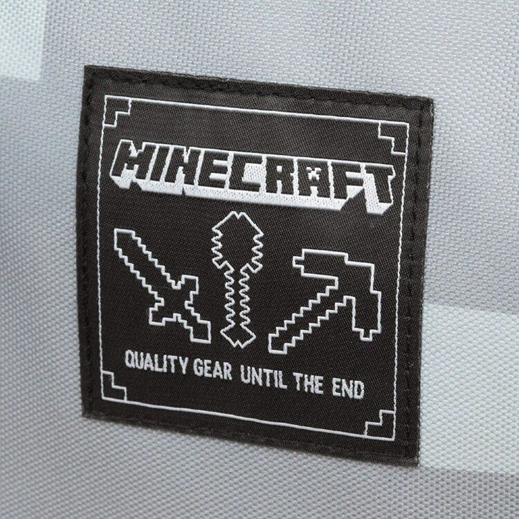 Рюкзак Майнкрафт Minecraft Creepy Creeper Kids Backpack (Grey, 18") School 