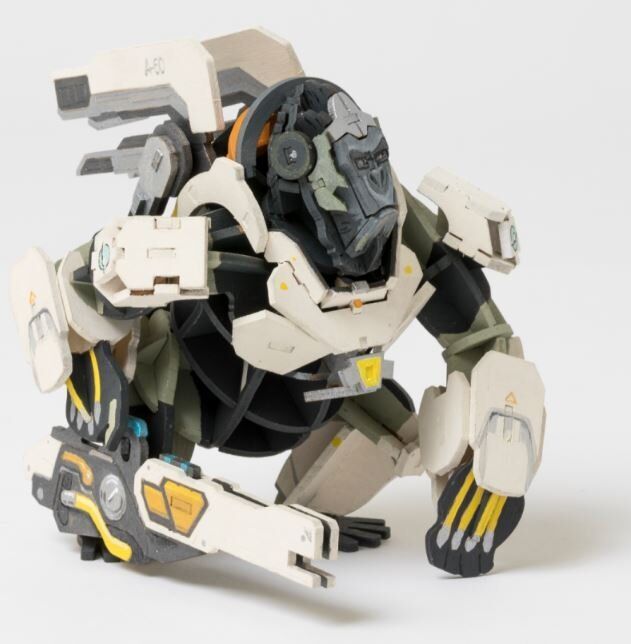 Конструктор из дерева 3D Overwatch Winston Incredibuilds Wood Model