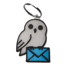 Брелок Harry Potter Hedwig Keychain ABS пластик Сова Букля 6 см.