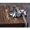 Кулон Геральта медальон 3D Ведьмак (The Witcher) с нержавеющей стали + деревянный бокс