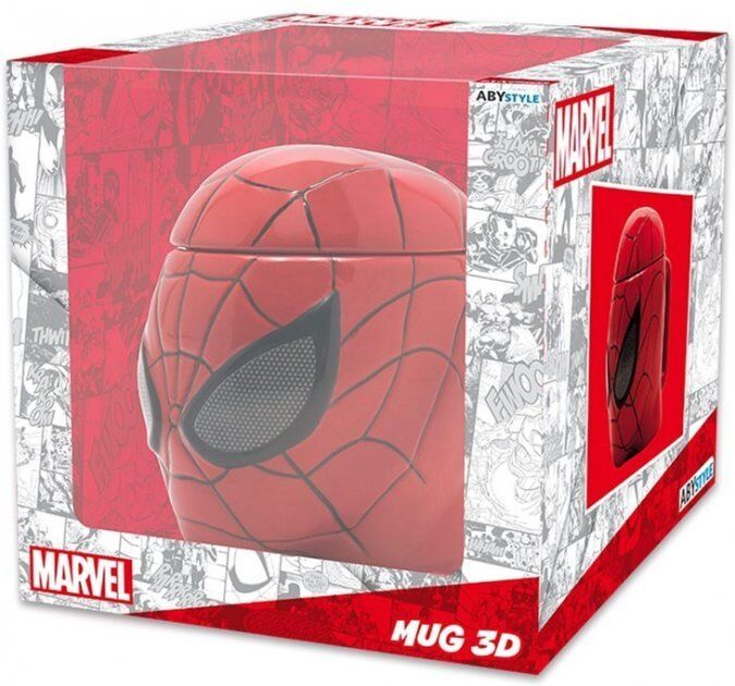 Кухоль Marvel Spiderman Ceramic 3D Mug Чашка Людина павук 350 мл