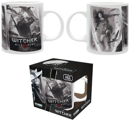 Чашка WITCHER Geralt, Ciri and Yennefer Mug Кружка Відьмак Геральт Цирі Єнніфер 320 мл