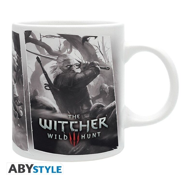 Чашка WITCHER Geralt, Ciri and Yennefer Mug Кружка Ведьмак Геральт Цири Йеннифэр 320 мл