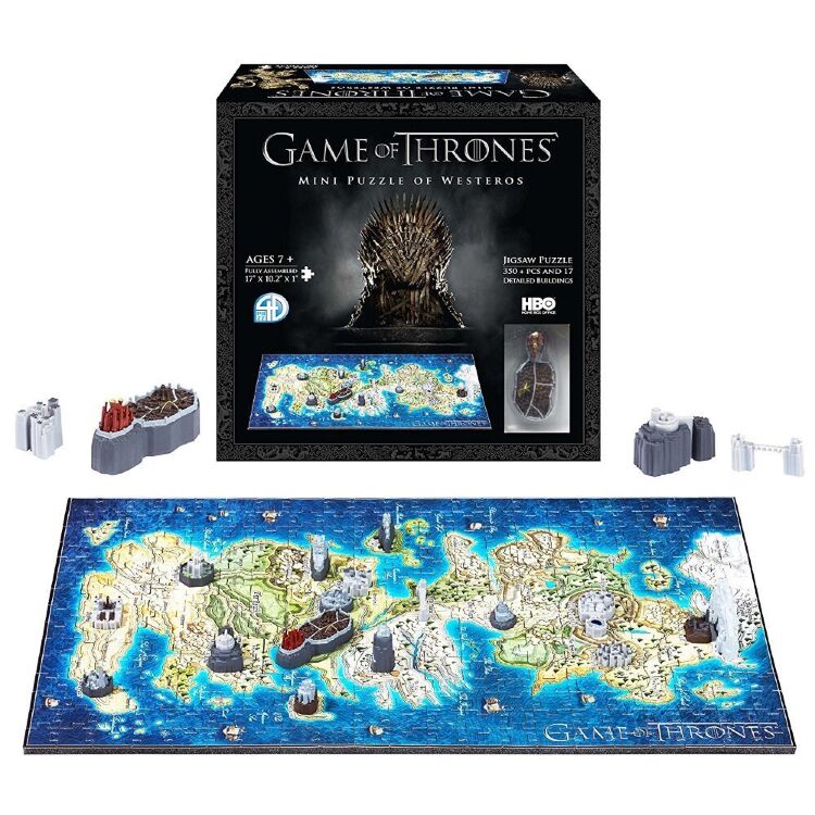 4D пазли Cityscape Mini Game of Thrones: Westeros Time Puzzle (350 Piece)