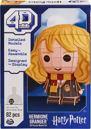 Пазл 4D Build Harry Potter 3D Hermione Granger картон Гаррі Поттер Герміона 82 шт.