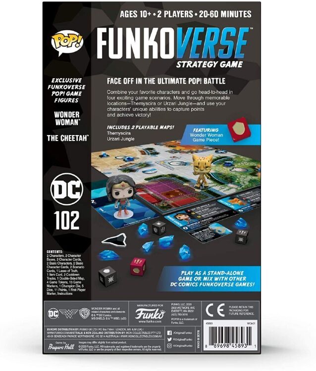 Настольная игра DC Funkoverse Funko Pop Strategy Game DC #102 2Pack 