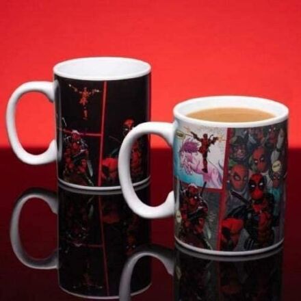 Чашка хамелеон Deadpool Marvel кружка Марвел Дедпул 325 мл