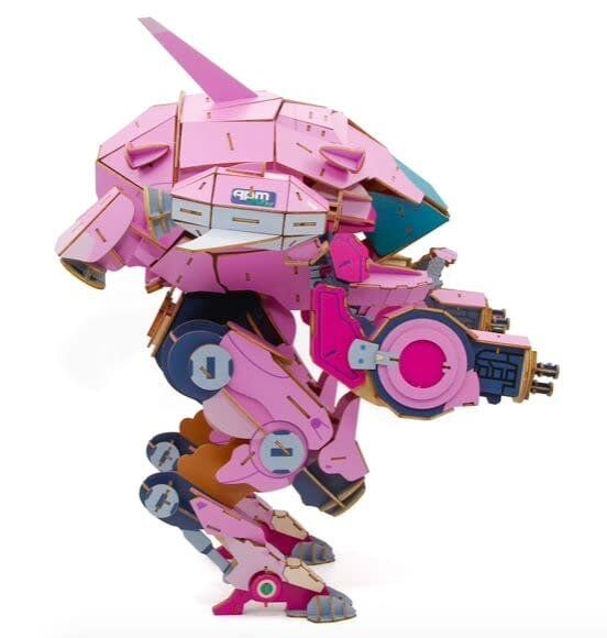 Конструктор из дерева 3D Overwatch D.Va 18" IncrediBuilds Collectible Wood Model 45 см