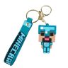 Брелок підвіска на рюкзак Minecraft Майнкрафт 3D Steve in Diamond Armor Backpack