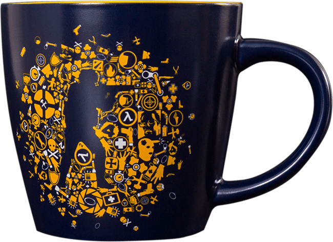 Кружка Valve CS: GO Icon Splatter Mug 350 ml Navy