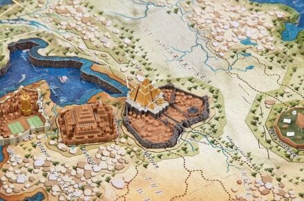 4D пазли Game of Thrones - Cityscape 4D Westeros and Essos Puzzle (891 Piece)