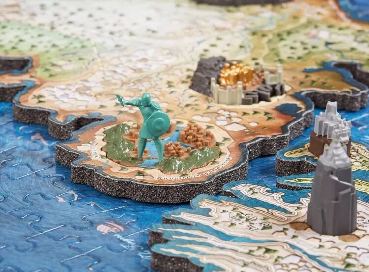 4D пазлы Game of Thrones Cityscape 4D Westeros and Essos Puzzle (891 Piece)