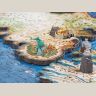 4D пазли Game of Thrones - Cityscape 4D Westeros and Essos Puzzle (891 Piece)