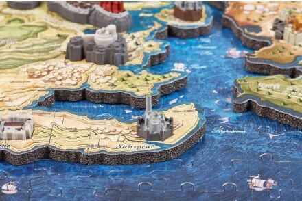 4D пазли Game of Thrones - Cityscape 4D Westeros and Essos Puzzle (891 Piece)