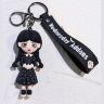 Брелок підвіска на рюкзак Wednesday Addams 3D Keychain Уенсдей Аддамс Backpack