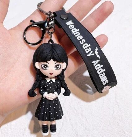 Брелок підвіска на рюкзак Wednesday Addams 3D Keychain Уенсдей Аддамс Backpack