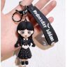 Брелок підвіска на рюкзак Wednesday Addams 3D Keychain Уенсдей Аддамс Backpack