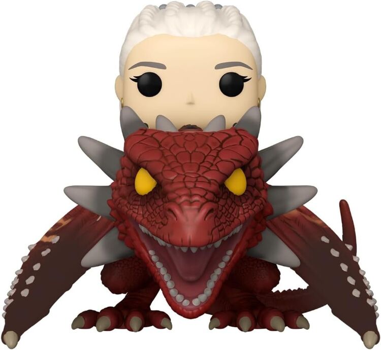 Фігурка Funko House of Dragon Rhaenys Targaryen with Meleys фанко Дім дракона Рейніс Таргарієн і Мелеїс 124