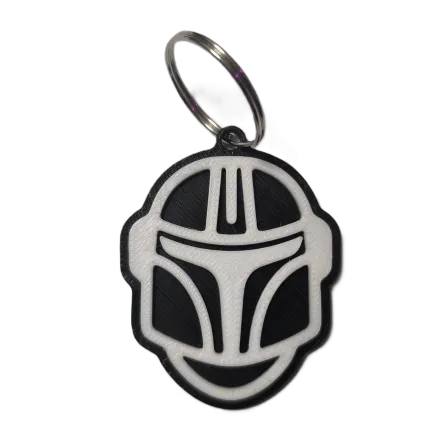 Брелок Star Wars Boba Fett Mandalorian Keychain ABS пластик Зоряні війни Мандалорець Боба Фет 5 см.