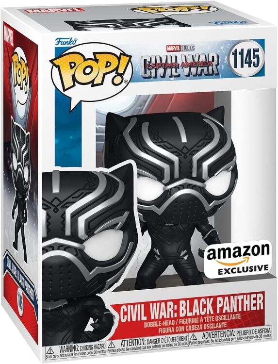 Фигурка Funko Marvel Civil War Black Panther Фанко Чёрная пантера Amazon Exclusive 1145