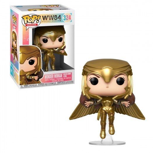 Фигурка Funko DC Wonder Woman Golden Armor flying фанко Чудо женщина 324