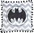 Подушка DC COMICS Batman Logo Black Pom Pom Pillow 40 см.