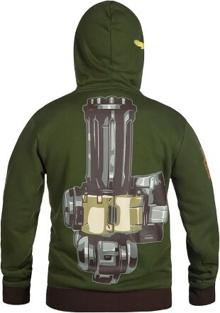 Кофта Реглан OVERWATCH Ultimate Bastion ZipUp Hoodie Овервотч Худі Бастіон (розмір XL)