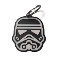 Брелок Star Wars Stormtrooper Keychain ABS пластик Зіркові війни Штурмовик 5 см.