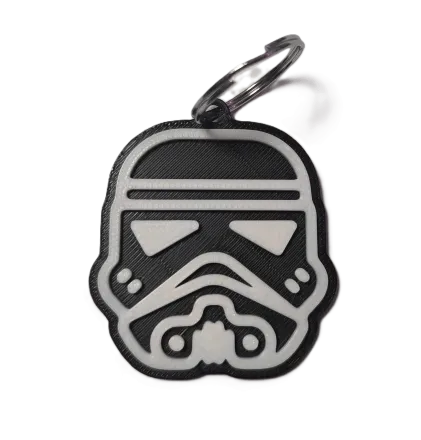 Брелок Star Wars Stormtrooper Keychain ABS пластик Зіркові війни Штурмовик 5 см.