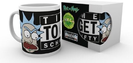 Кружка GB eye Rick and Morty Time To Get Schwifty Ceramic Mug Чашка 295 ml