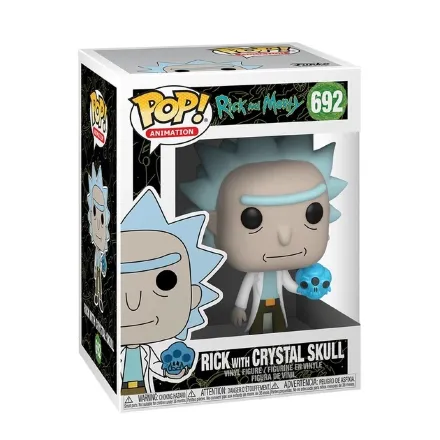 Фігурка Funko Rick and Morty: Rick with Crystal Skull фанко Рік і Морті та Кришталевий череп 692