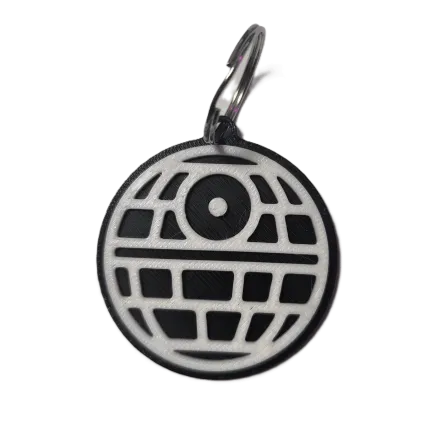 Брелок Star Wars Death Star Keychain ABS пластик Зоряні війни Зірка смерті 5 см.