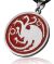 Медальйон Game of Thrones Targaryen Dragon
