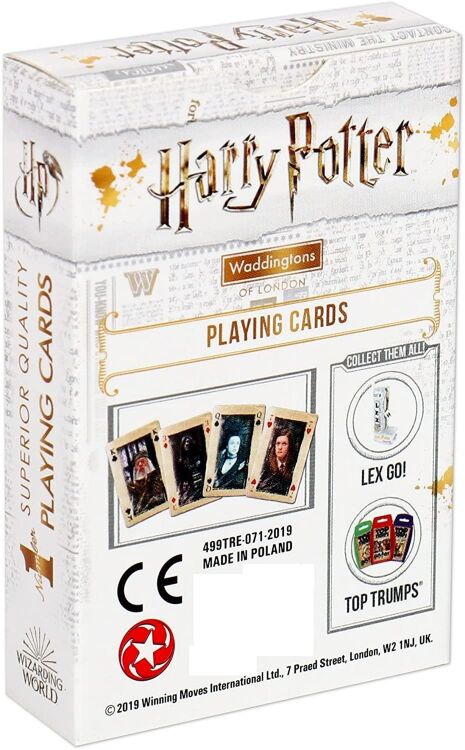 Игральные карты Гарри Поттер Harry Potter Playing Cards Waddingtons Number 1
